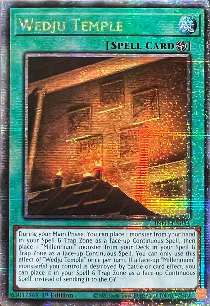 Wedju Temple (Quarter Century Secret Rare) [INFO-EN054] Quarter Century Secret Rare | Red Riot Games CA