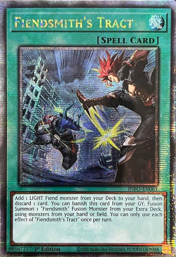 Fiendsmith's Tract (Quarter Century Secret Rare) [INFO-EN061] Quarter Century Secret Rare | Red Riot Games CA