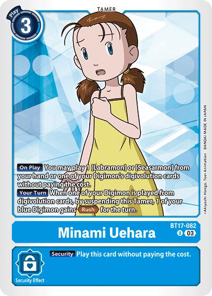 Minami Uehara [BT17-082] [Secret Crisis] | Red Riot Games CA