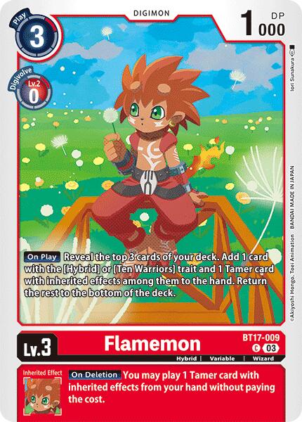 Flamemon [BT17-009] [Secret Crisis] | Red Riot Games CA