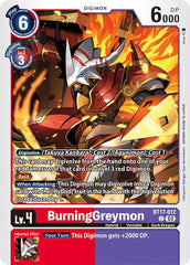 BurningGreymon [BT17-012] [Secret Crisis] | Red Riot Games CA