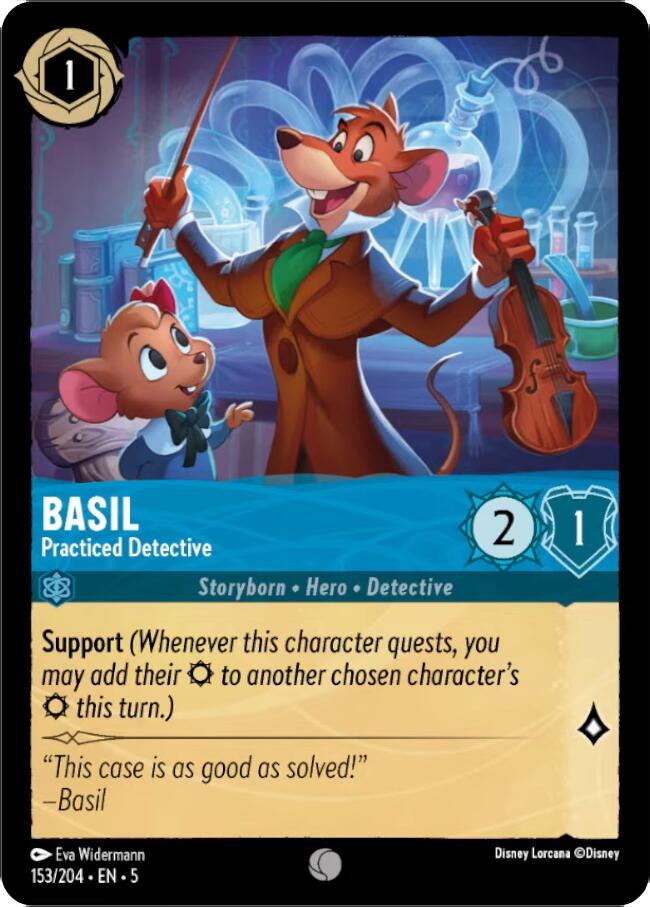 Basil - Practiced Detective (153/204) [Shimmering Skies] | Red Riot Games CA