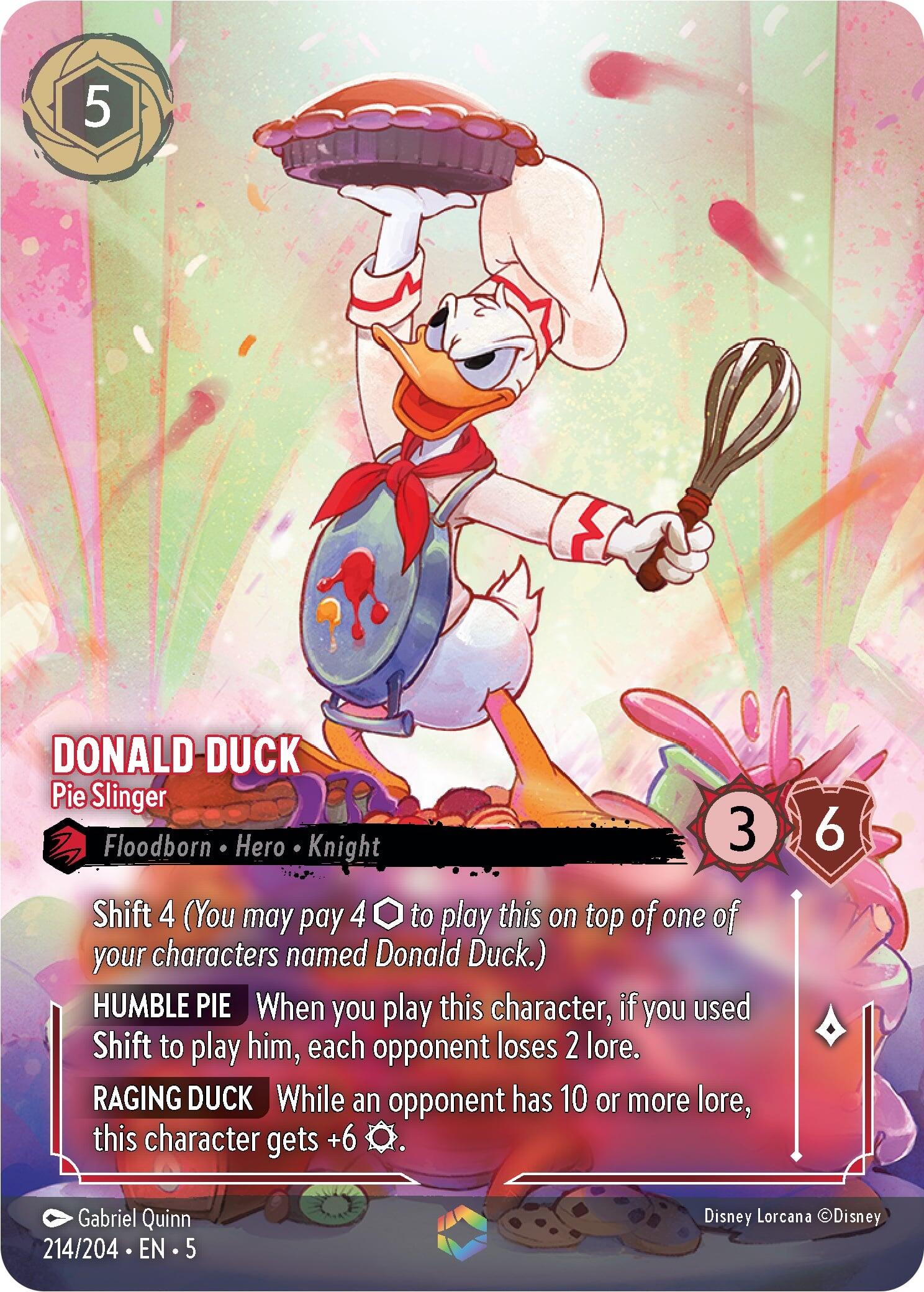 Donald Duck - Pie Slinger (Enchanted) (214/204) [Shimmering Skies] | Red Riot Games CA