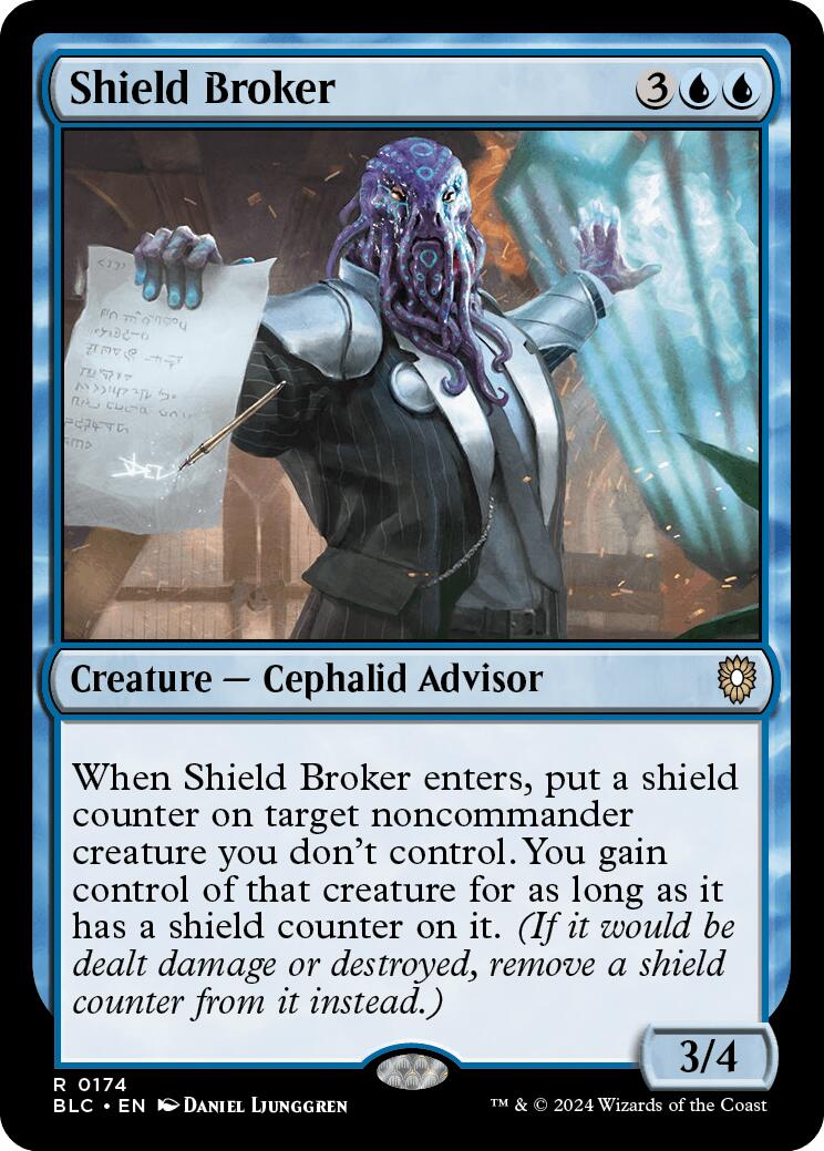 Shield Broker [Bloomburrow Commander] | Red Riot Games CA