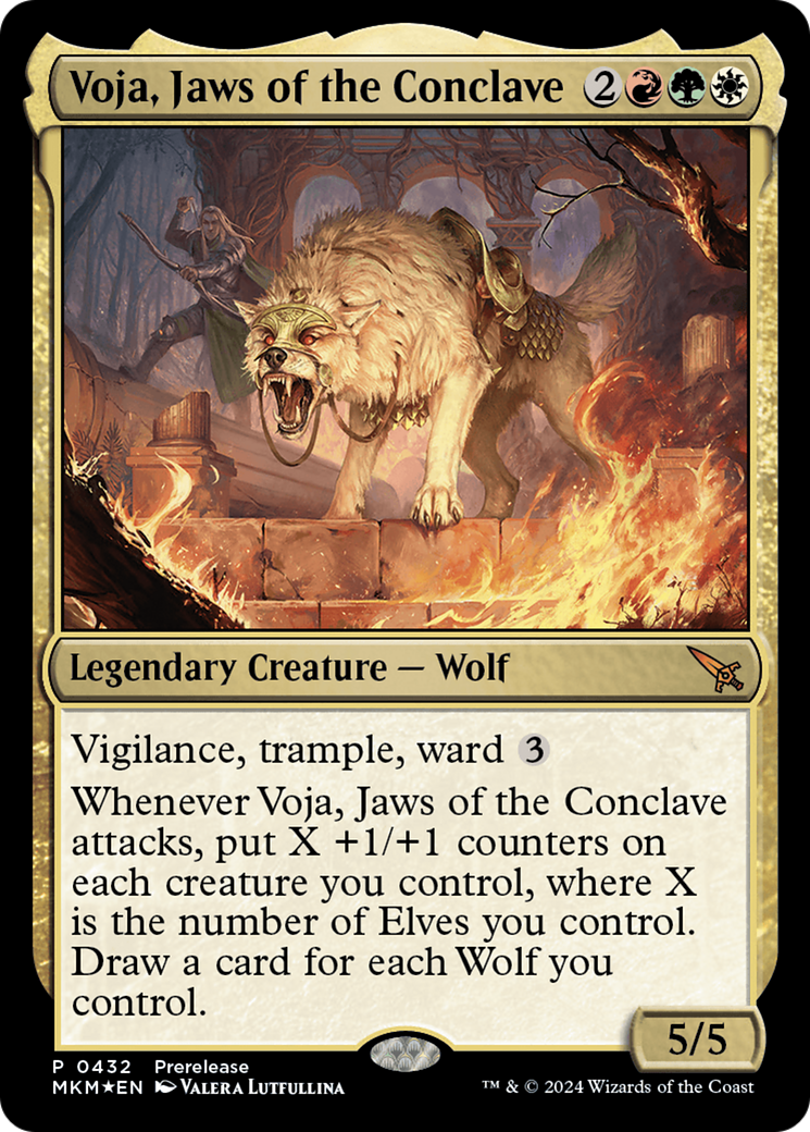 Voja, Jaws of the Conclave [Murders at Karlov Manor Prerelease Promos] | Red Riot Games CA
