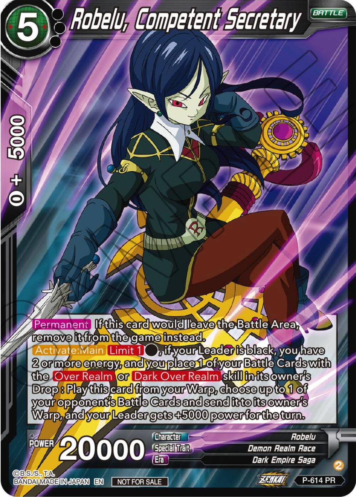 Robelu, Competent Secretary (Tournament Pack Vol. 8) (P-614) [Promotion Cards] | Red Riot Games CA