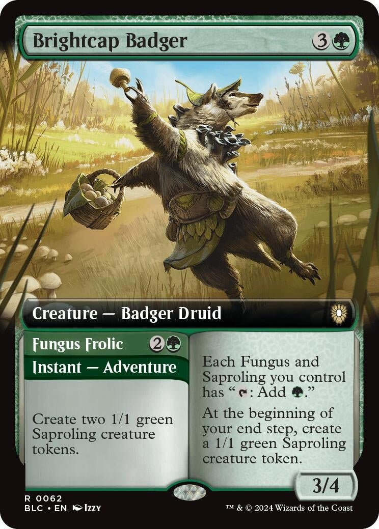 Image for Brightcap Badger (Extended Art) (62) [BLC]