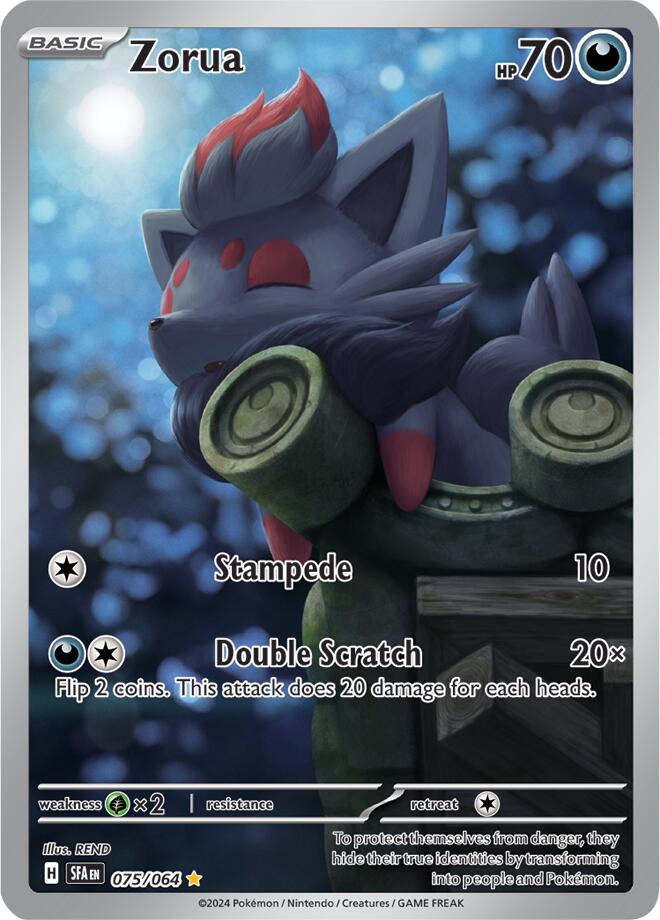 Zorua (075/064) [Scarlet & Violet: Shrouded Fable] | Red Riot Games CA