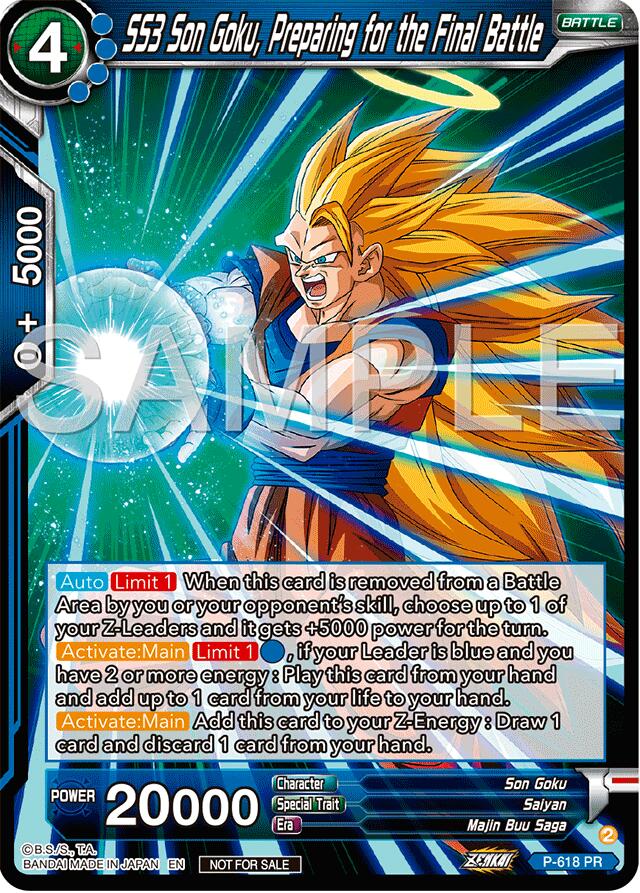 SS3 Son Goku, Preparing for the Final Battle (Deluxe Pack 2024 Vol.2) (P-618) [Promotion Cards] | Red Riot Games CA