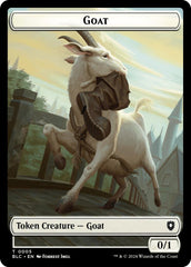 Goat // Wolf (032) Double-Sided Token [Bloomburrow Commander Tokens] | Red Riot Games CA