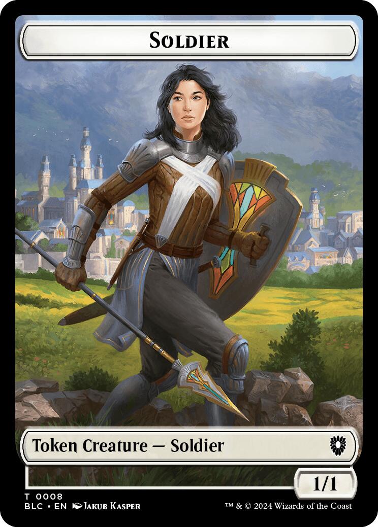 Soldier // Citizen Double-Sided Token [Bloomburrow Commander Tokens] | Red Riot Games CA
