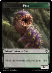 Pest // Shapeshifter Double-Sided Token [Bloomburrow Commander Tokens] | Red Riot Games CA
