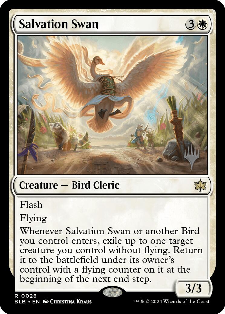 Salvation Swan (Promo Pack) [Bloomburrow Promos] | Red Riot Games CA