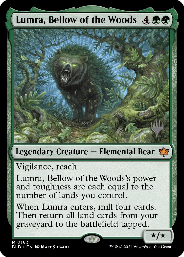 Lumra, Bellow of the Woods (Promo Pack) [Bloomburrow Promos] | Red Riot Games CA