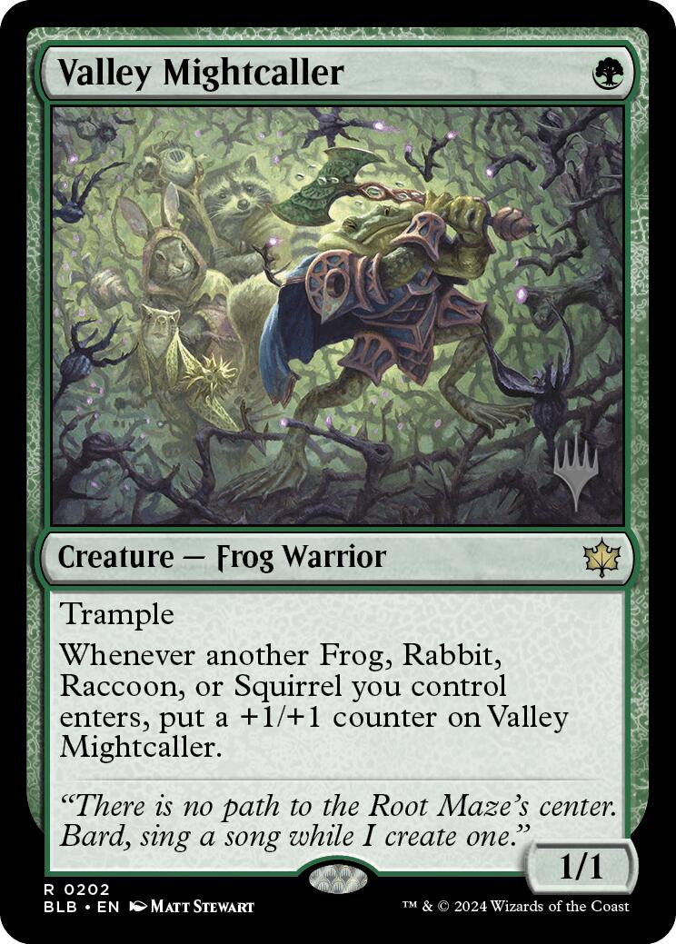 Valley Mightcaller (Promo Pack) [Bloomburrow Promos] | Red Riot Games CA