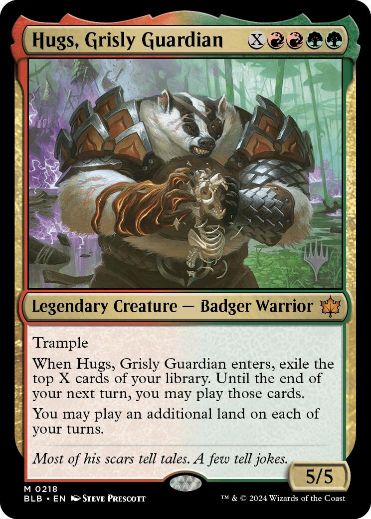 Hugs, Grisly Guardian (Promo Pack) [Bloomburrow Promos] | Red Riot Games CA