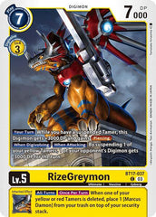 RizeGreymon [BT17-037] [Secret Crisis] | Red Riot Games CA