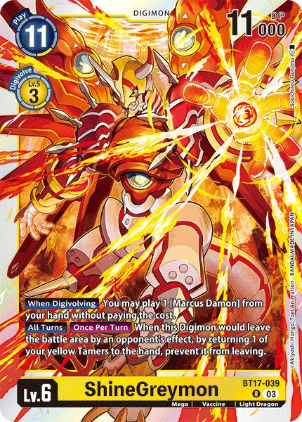 ShineGreymon [BT17-039] [Secret Crisis] | Red Riot Games CA