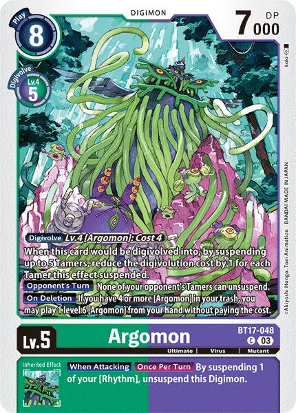 Argomon [BT17-048] - BT17-048 [Secret Crisis] | Red Riot Games CA