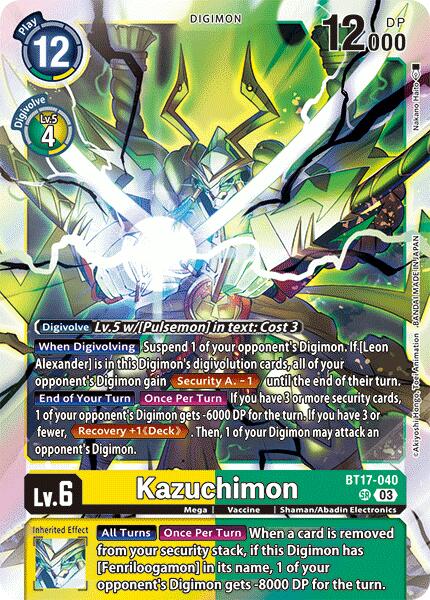 Kazuchimon [BT17-040] [Secret Crisis] | Red Riot Games CA