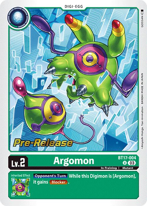 Argomon [BT17-004] [Secret Crisis Pre-Release Cards] | Red Riot Games CA