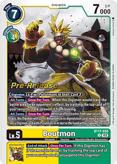 Boutmon [BT17-036] [Secret Crisis Pre-Release Cards] | Red Riot Games CA