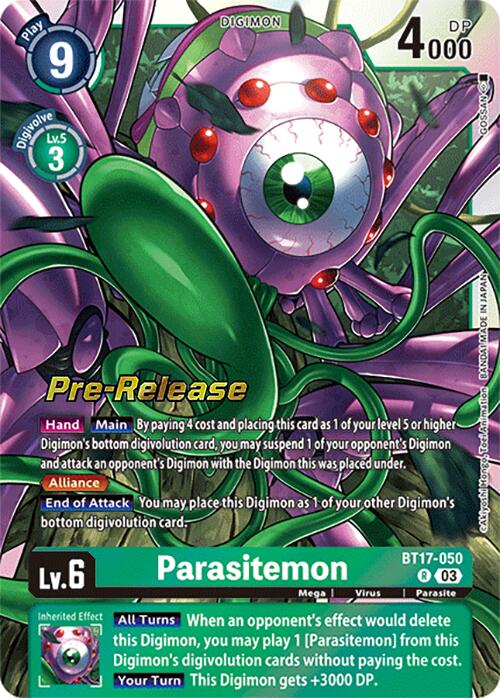 Parasitemon [BT17-050] [Secret Crisis Pre-Release Cards] | Red Riot Games CA