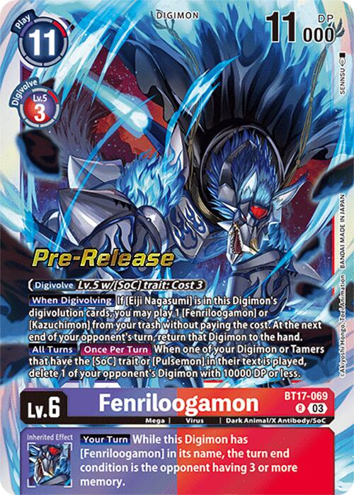 Fenriloogamon [BT17-069] [Secret Crisis Pre-Release Cards] | Red Riot Games CA