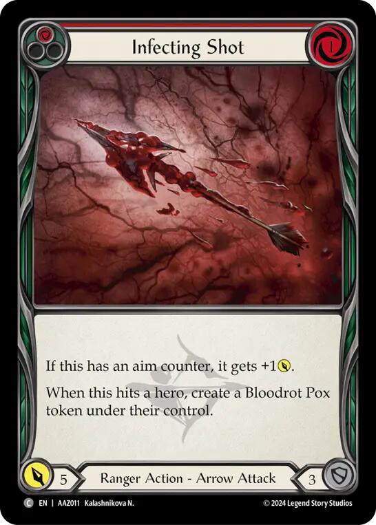 Infecting Shot (Red) [AAZ011] (Armory Deck: Azalea) | Red Riot Games CA