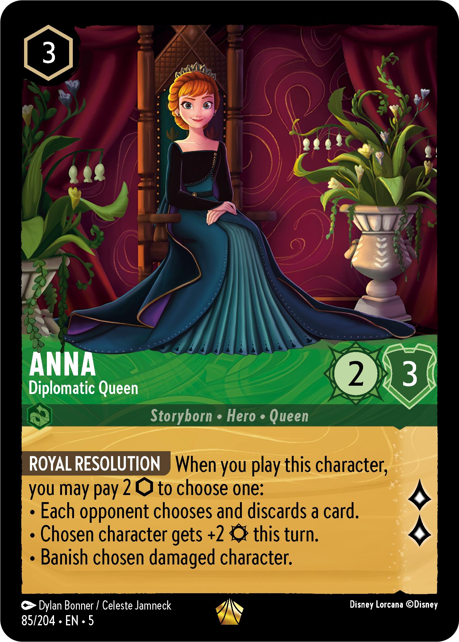 Anna - Diplomatic Queen (85/204) [Shimmering Skies] | Red Riot Games CA