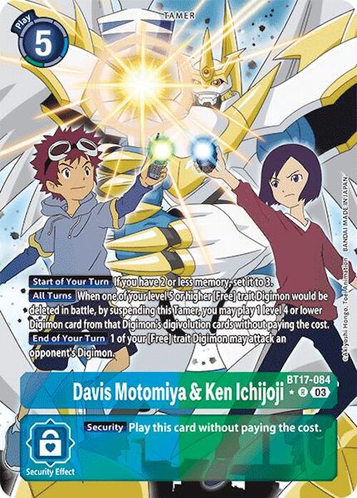 Davis Motomiya & Ken Ichijoji [BT17-084] (Alternate Art) [Secret Crisis] | Red Riot Games CA