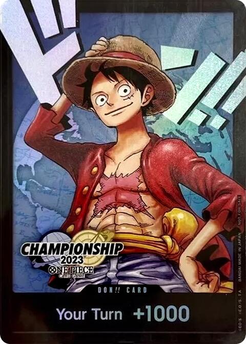 DON!! Card (Monkey.D.Luffy) (2023 World Championship Finals) [One Piece Promotion Cards] | Red Riot Games CA