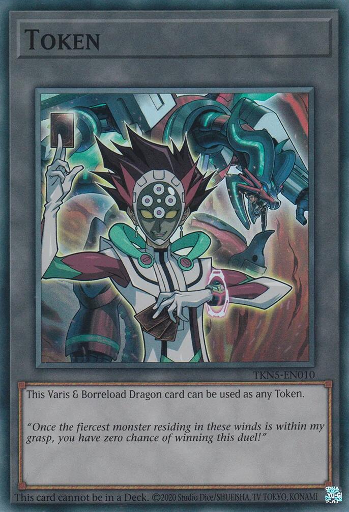 Token: Varis and Borreload Dragon [TKN5-EN010] Super Rare | Red Riot Games CA