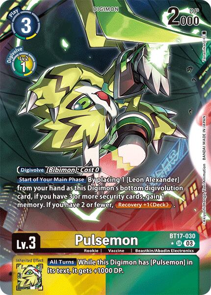 Pulsemon [BT17-030] (Alternate Art) [Secret Crisis] | Red Riot Games CA