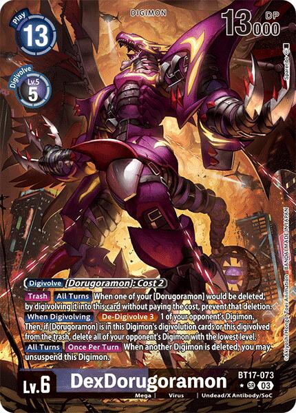 DexDorugamon [BT17-073] (Alternate Art) [Secret Crisis] | Red Riot Games CA