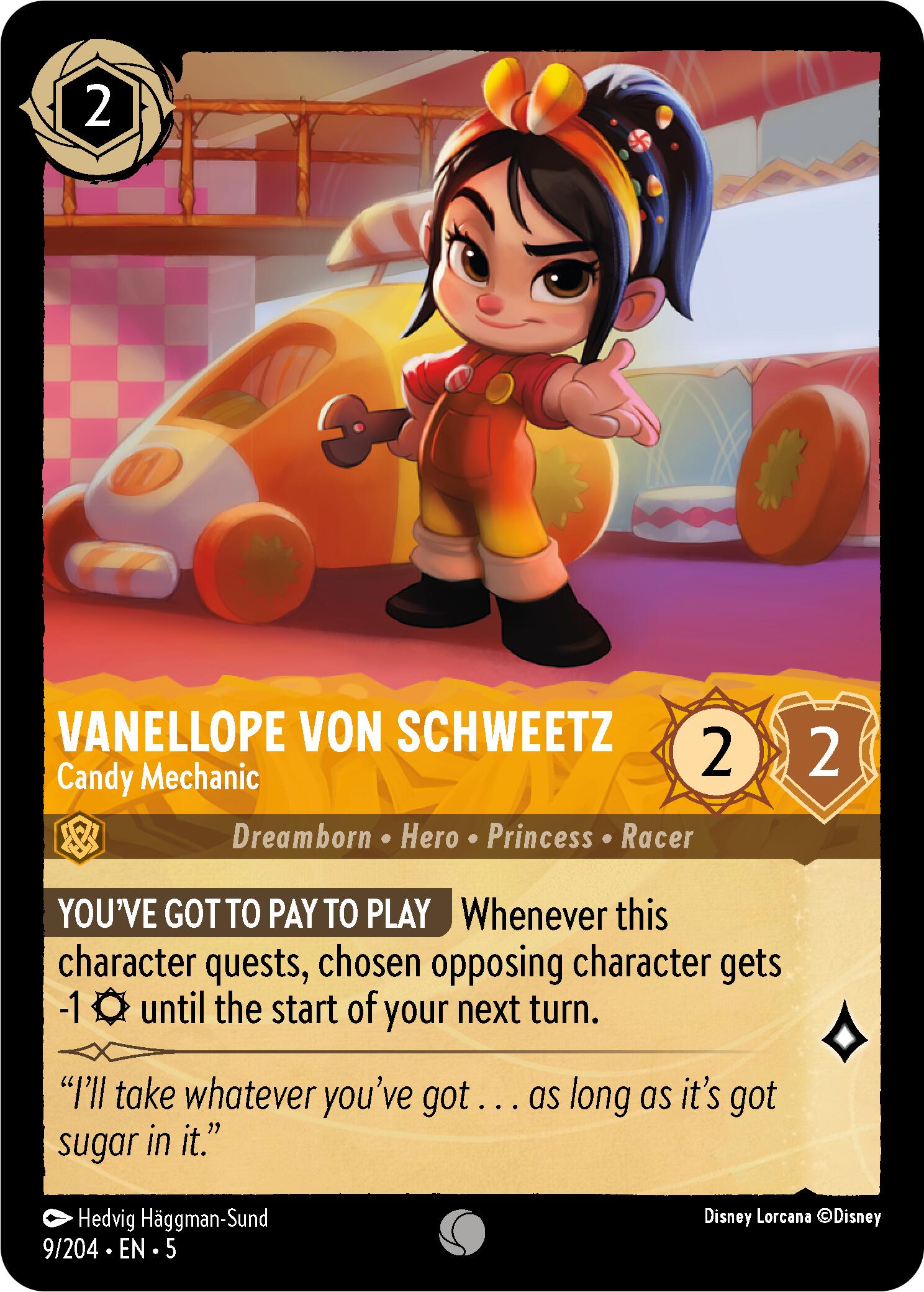 Vanellope von Schweetz - Candy Mechanic (9/204) [Shimmering Skies] | Red Riot Games CA