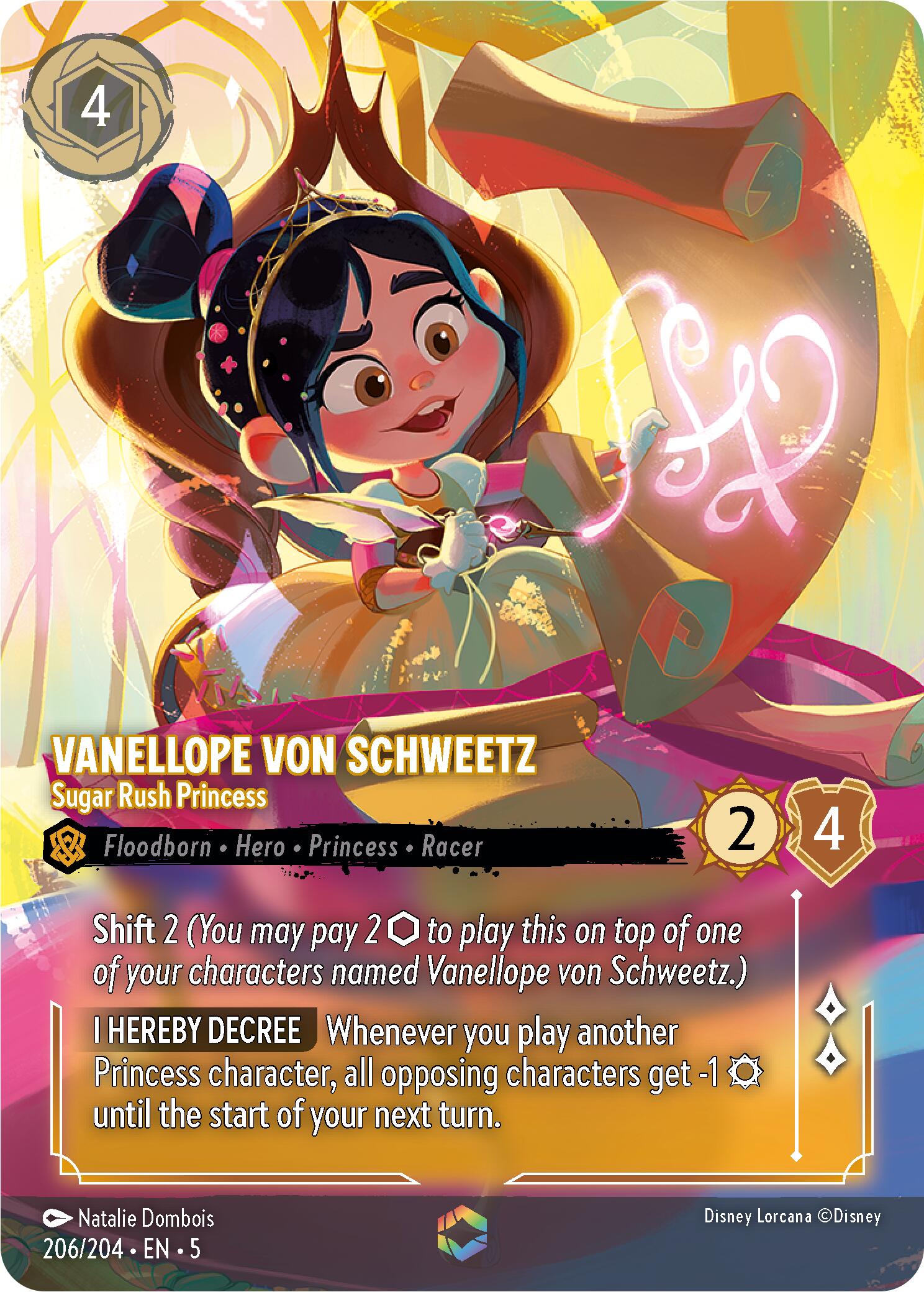 Vanellope von Schweetz - Sugar Rush Princess (Enchanted) (206/204) [Shimmering Skies] | Red Riot Games CA