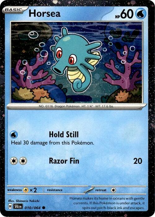 Horsea (010/064) (Cosmos Holo) [Miscellaneous Cards] | Red Riot Games CA