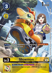 Shoemon [P-134] (Digimon Liberator Promotion) (Textured) [Promotional Cards] | Red Riot Games CA