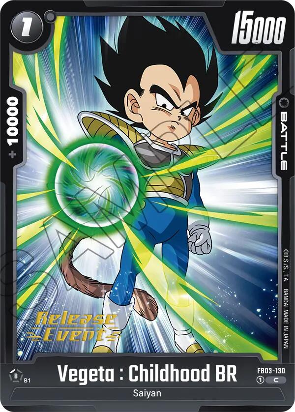 Vegeta : Childhood BR [Raging Roar Release Event Cards] | Red Riot Games CA