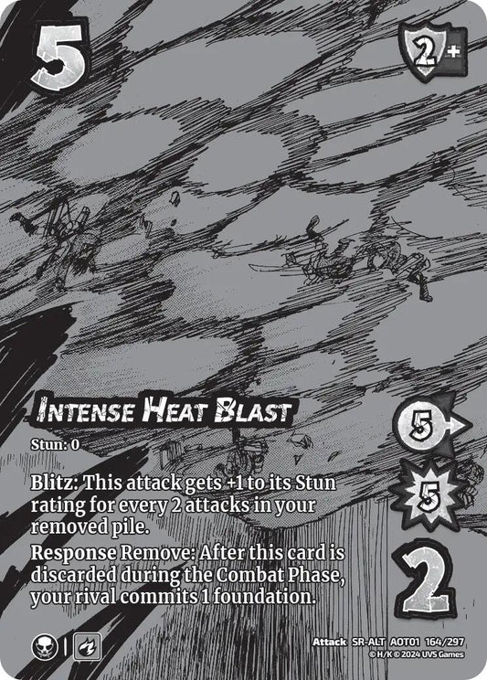 Image for Intense Heat Blast (Alternate Art) (164/297) (AOT1) - UniVersus