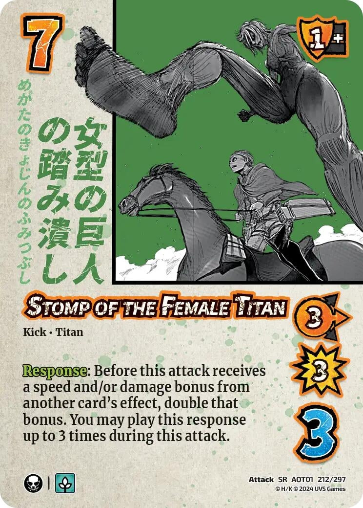 Image for Stomp of the Female Titan (212/297) [AOT1]