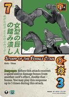 Stomp of the Female Titan [Battle for Humanity]