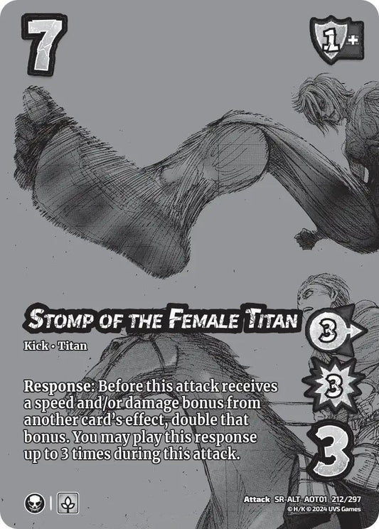 Image for Stomp of the Female Titan (Alternate Art) (212/297) (AOT1) - UniVersus
