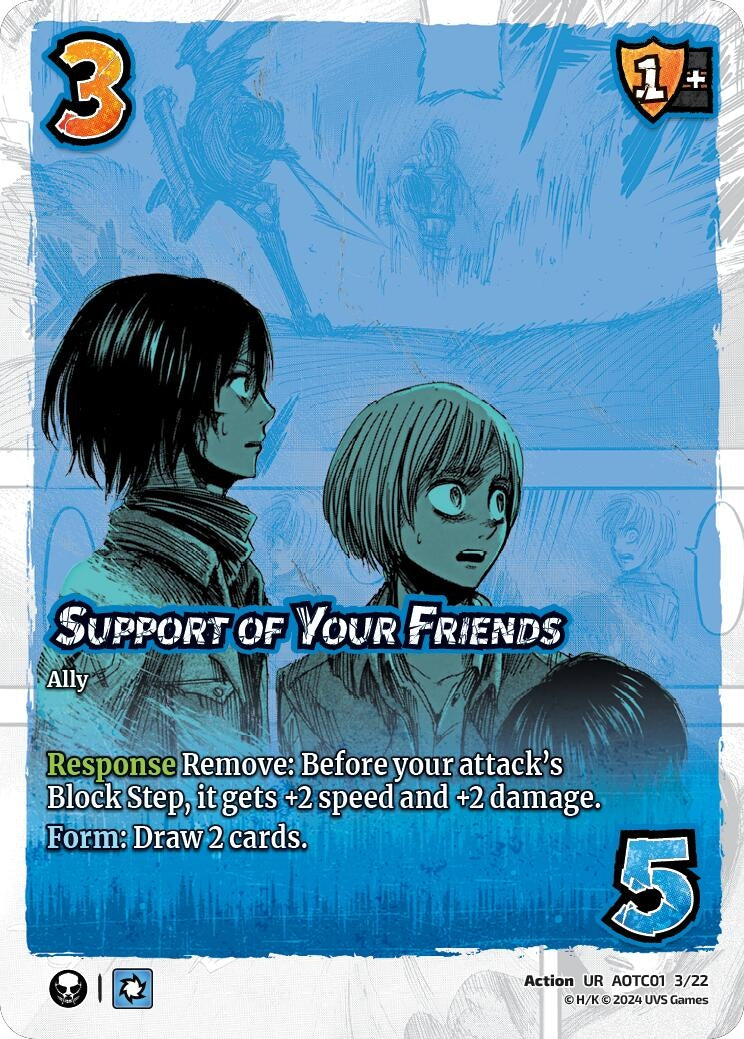 Image for Support of Your Friends (CS1 3/22) (CSAOT) - UniVersus