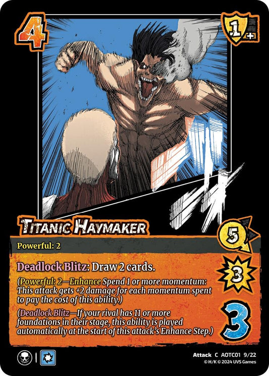 Image for Titanic Haymaker (CS1 9/22) (CSAOT) - UniVersus