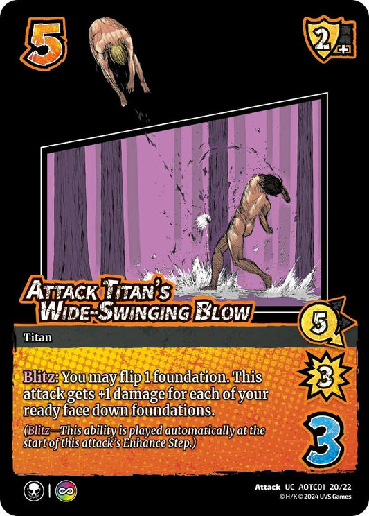 Image for Attack Titan's Wide-Swinging Blow (CS1 20/22) (CSAOT) - UniVersus