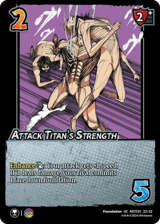 Image for Attack Titan's Strength (CS1 22/22) (CSAOT) - UniVersus