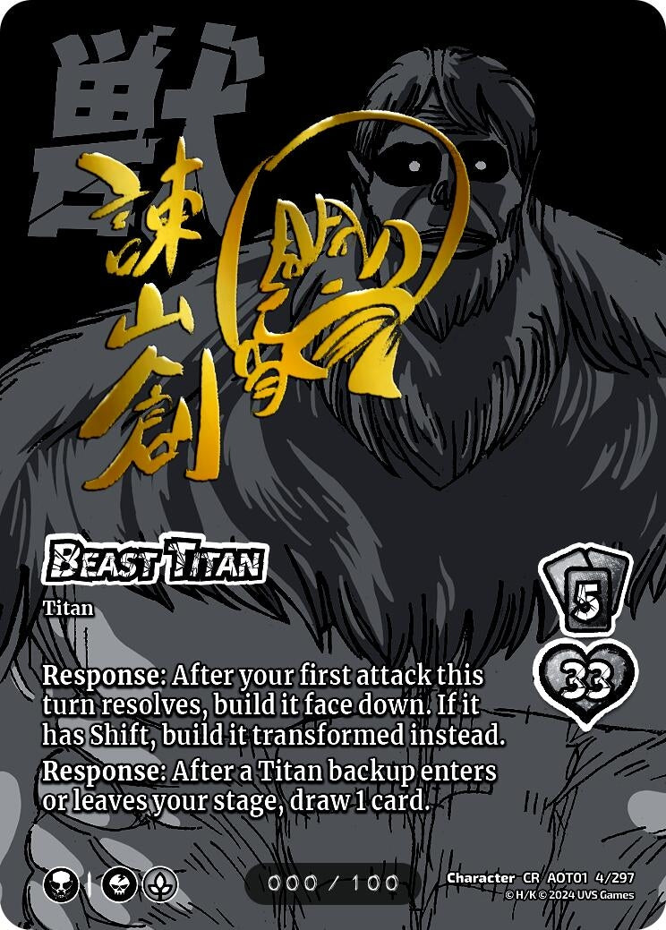 Image for Beast Titan (Serial Numbered) (2/6) (AOT1) - UniVersus