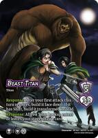 Beast Titan (Alternate Art) - Attack on Titan: Battle for Humanity (AOT01) | Red Riot Games CA